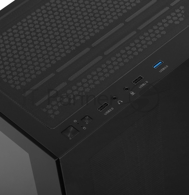 Корпус для ПК Case Ocypus Gamma C72 BK ATX / win / black / no PSU / Tempered Glass