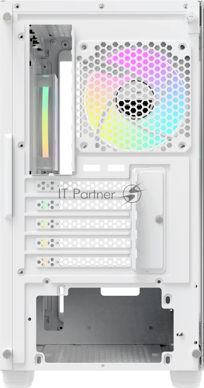 Корпус для ПК Case Ocypus Gamma C52 WH ARGB mATX / win / white / 3 ARGB fans / no PSU / Tempered Glass