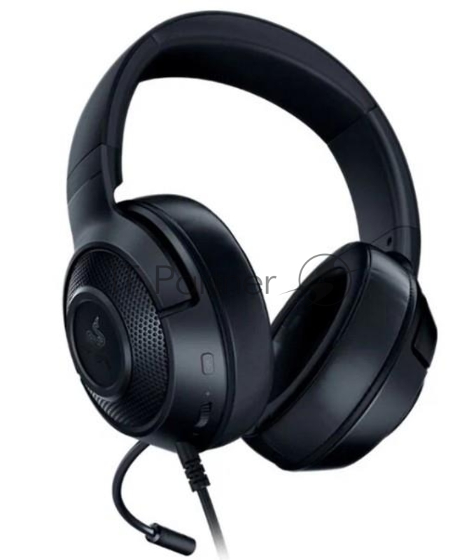 Наушники с микрофоном Razer Kraken X Essential черный 1.3м мониторные оголовье (RZ04-02950100-R3C1)