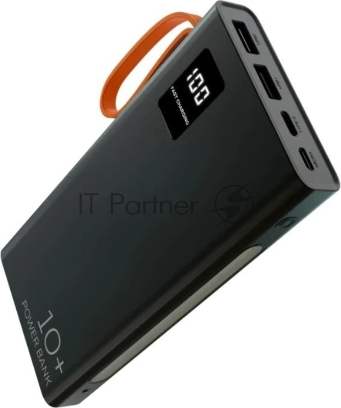 Мобильный аккумулятор MORE CHOICE (4620202550538) PB22-10 с кабелем 2USB 2.1A - 10000mA черный