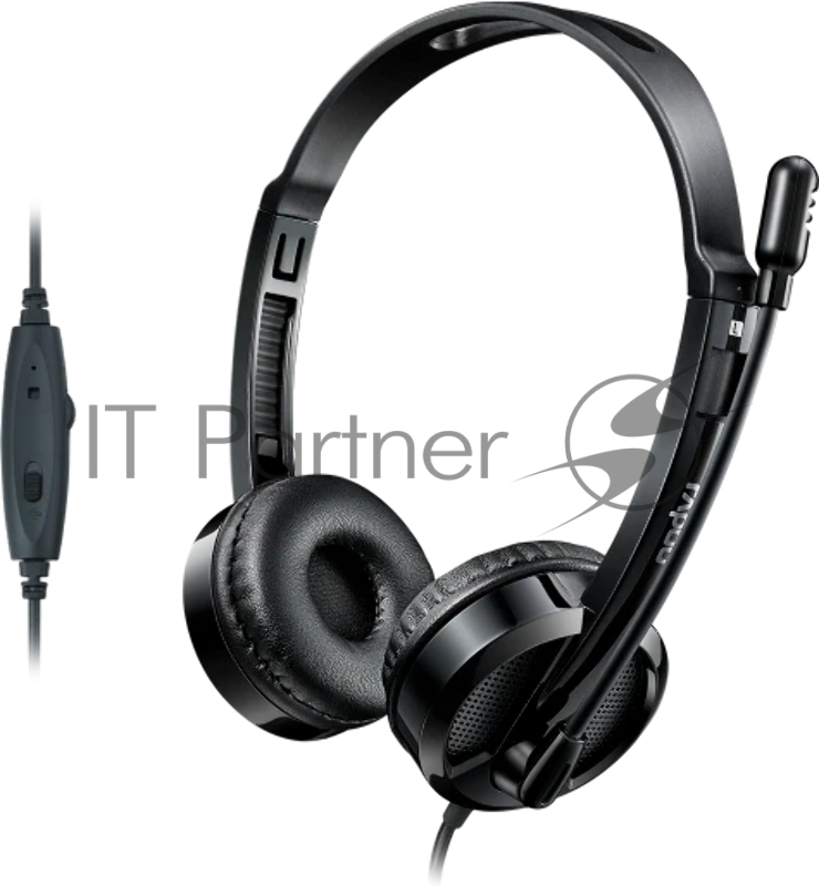 Гарнитура RAPOO H100 Black