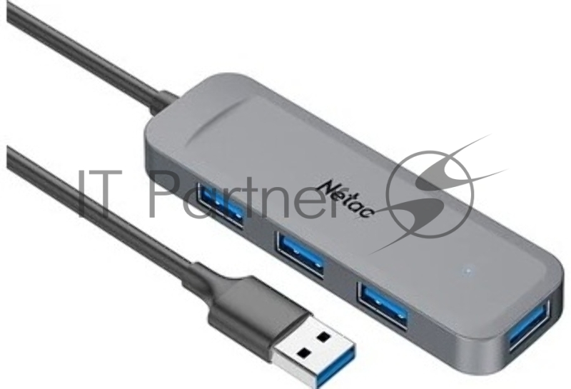 USB-концентратор Netac USB Hub WF11, USB-A to USB3.0*4 (repl. NT08WF11-30GR)