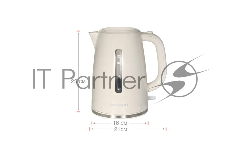 Чайник электрический OURSSON KE1714P/IV