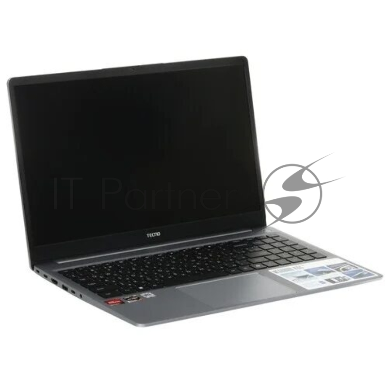 Ноутбук 15.6 TECNO Megabook K1 серый Ryzen 5 7430U/16Gb/SSD1T