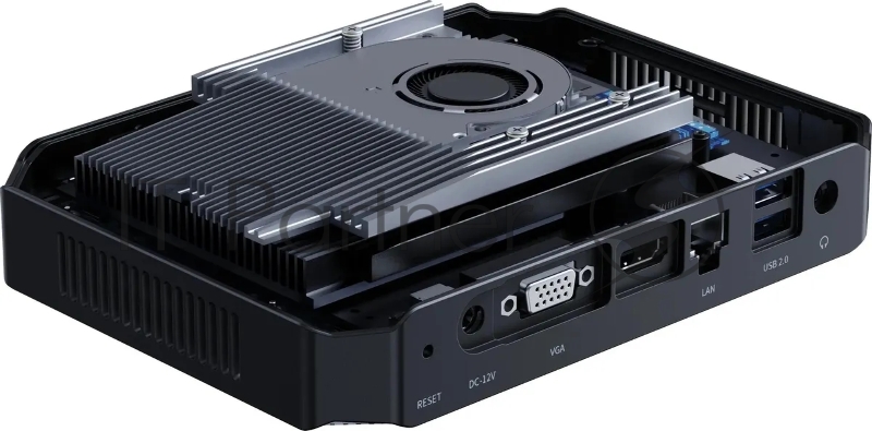 ПК Мини Chuwi HeroBox N100 (0.8) 8Gb SSD256Gb UHDG CR Windows 11 Home GbitEth WiFi BT черный