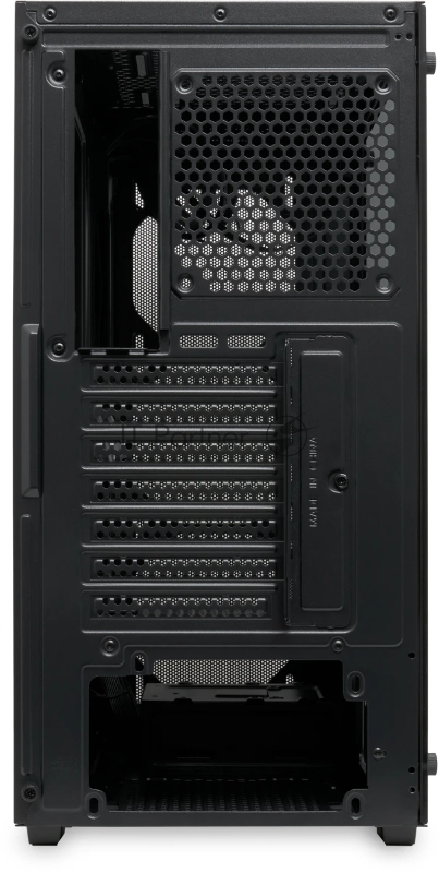 Корпус без блока питания/ Case HSPD M730, Mesh Mid Tower, Black, TG, 0.4 SPCC, no fans, E-ATX, ATX, mATX, mITX, 155/280/175-200mm, 2x2.5, 2x3.5, 7xPCI, 1xUSB-A 3.0, 2xUSB-A 1.0, 335x193x445mm
