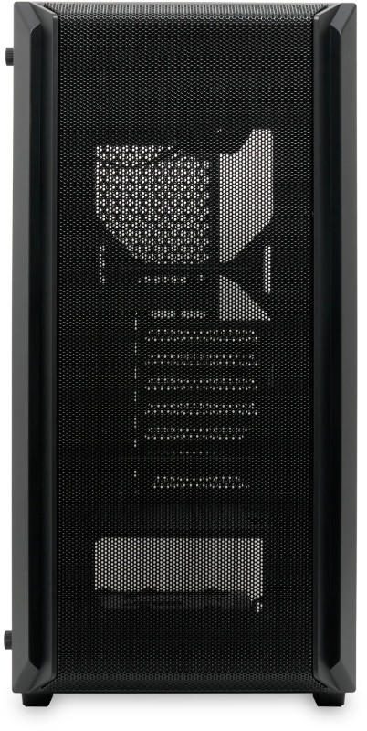 Корпус без блока питания/ Case HSPD M730, Mesh Mid Tower, Black, TG, 0.4 SPCC, no fans, E-ATX, ATX, mATX, mITX, 155/280/175-200mm, 2x2.5, 2x3.5, 7xPCI, 1xUSB-A 3.0, 2xUSB-A 1.0, 335x193x445mm