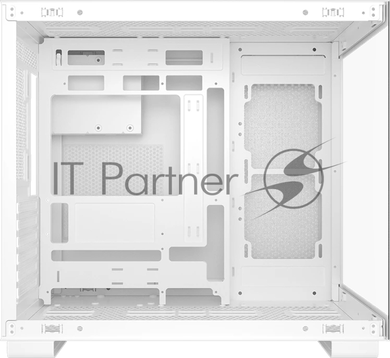 Корпус без блока питания/ Case PCCooler C3T500 ARGB WH, Midi-Tower, TG, 6x120mm ARGB, 1xUSB-C 3.1 + 2xUSB-A 3.0, ATX, mATX, mITX White