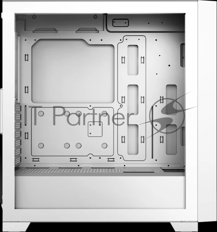 Корпус без блока питания/ Case PCCooler C3D510 WH, Midi-Tower, TG, Mesh, no fans, 2xUSB-A 3.0, E-ATX, ATX, mATX, mITX White