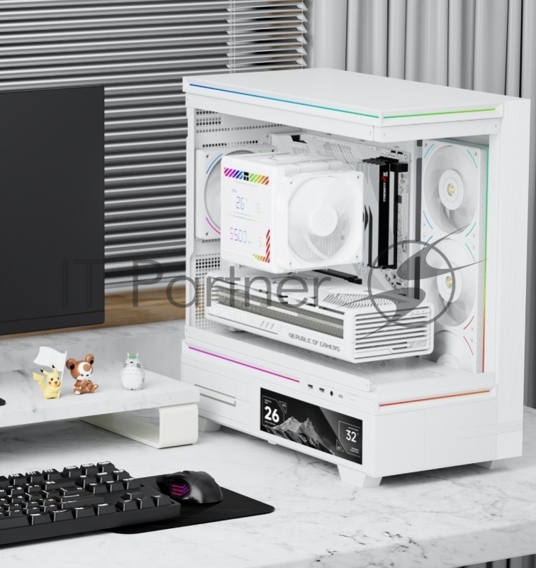 Кулер для процессора/ CPU Cooler Thermalright Peerless Assassin 140 Digital White (4-pin PWM, 165mm, Ni/Cu, 6x6mm, 1x120mm + 1x140mm, 82.CFM, 29.6dBA, 1850RPM, S: 1200, 1700, 1851, 115X, 2011, 2066, AM4, AM5, white)