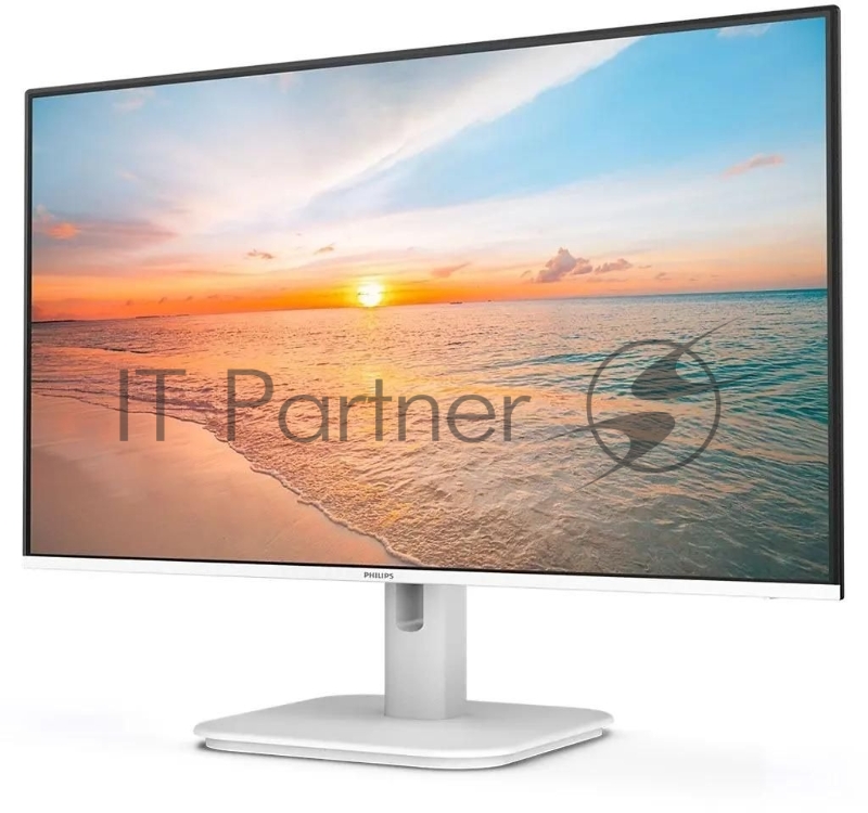 Монитор 23.8 Philips 24E1N1100AW IPS 1920x1080, 100 Гц, 4 мс, 16:9, 250 кд/м², HDMI 1.4, VGA, 3.5 мм, динамики (2x2 Вт), черный/белый