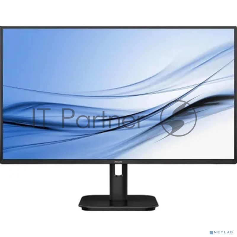 Монитор 23.8 Philips 24E1N1100D IPS 1920x1080, 100 Гц, 4 мс, 16:9, 250 кд/м², HDMI 1.4, VGA, DVI, 3.5 мм, Adaptive-Sync, черный