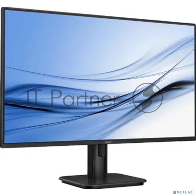 Монитор 23.8 Philips 24E1N1100D IPS 1920x1080, 100 Гц, 4 мс, 16:9, 250 кд/м², HDMI 1.4, VGA, DVI, 3.5 мм, Adaptive-Sync, черный
