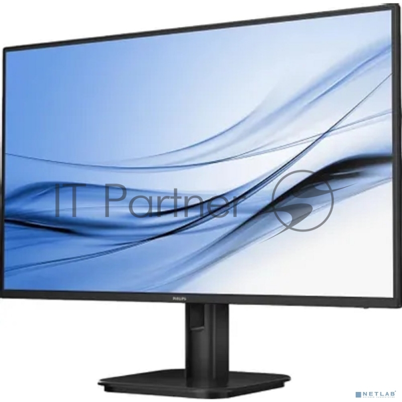 Монитор 23.8 Philips 24E1N1100D IPS 1920x1080, 100 Гц, 4 мс, 16:9, 250 кд/м², HDMI 1.4, VGA, DVI, 3.5 мм, Adaptive-Sync, черный