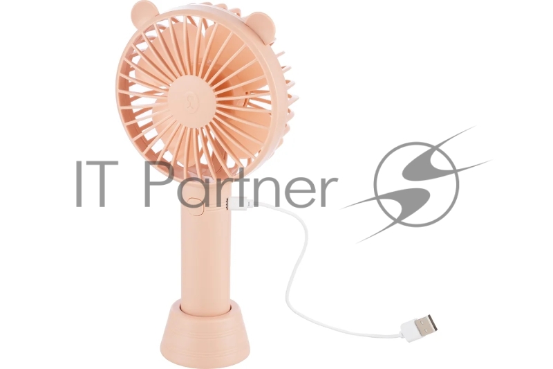 Вентилятор Energy EN-0610 USB (настольный, аккумулятор) розовый