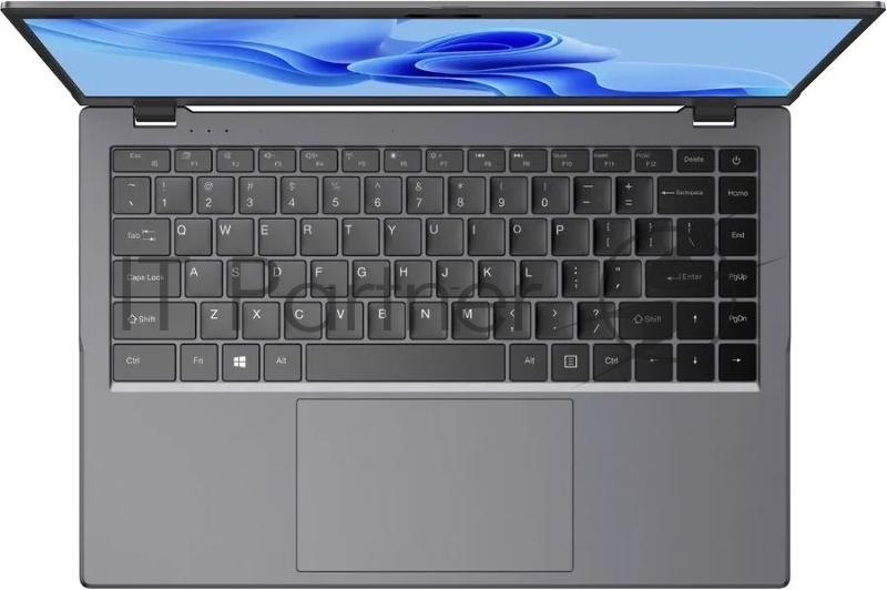Ноутбук/ CHUWI GemiBook Xpro 14.1(1920x1080 IPS)/Intel N-series N150(0.8Ghz)/16384Mb/512SSDGb/ UHD Graphics/Cam/BT/WiFi/38WHr/war 1y/1.46kg/Grey/Win11Home + мышь