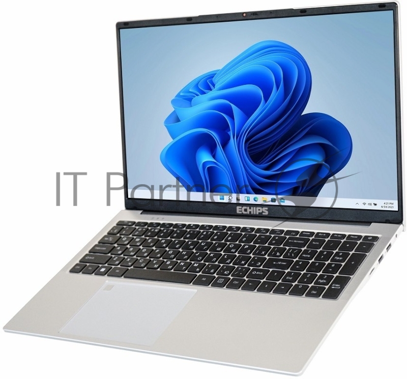 Ноутбук/ Taganay 17.3(1920x1080 IPS (матовый))/Intel Celeron N5095(2Ghz)/16384Mb/512SSDGb/n UHD Graphics/Cam/BT/WiFi/-/33.9WHr 1y/1.9kg/Silver/Win11Home