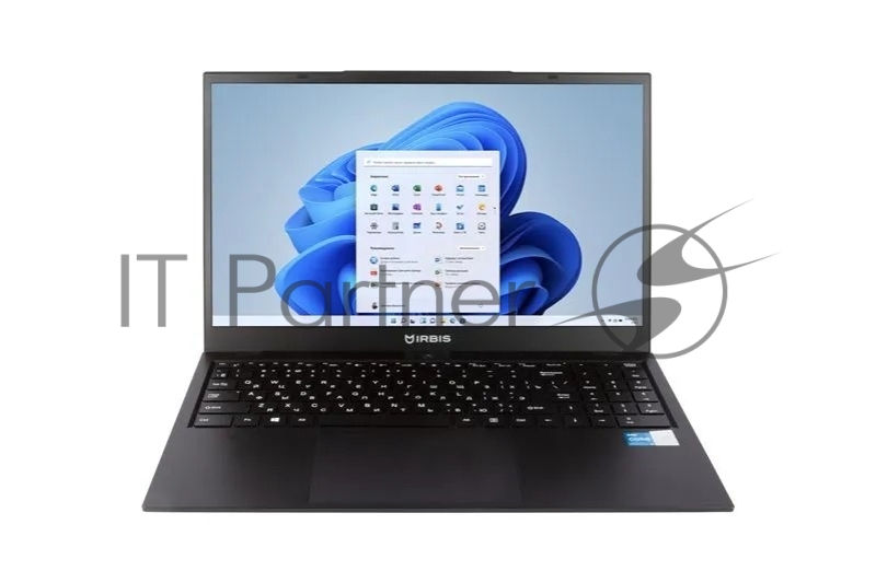 Ноутбук IRBIS 15N 15.6 FHD (1920x1080) IPS AG,Core i3-1215U,8Gb DDR4-3200(1),512Gb SSD,Wi-Fi 6+BT 5,5300mAh,Metal Case,Kbd Backlit,1.77kg,Black,3y warranty,Win11Pro