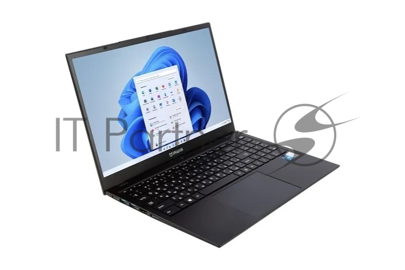 Ноутбук IRBIS 15N 15.6 FHD (1920x1080) IPS AG,Core i3-1215U,8Gb DDR4-3200(1),512Gb SSD,Wi-Fi 6+BT 5,5300mAh,Metal Case,Kbd Backlit,1.77kg,Black,3y warranty,Win11Pro