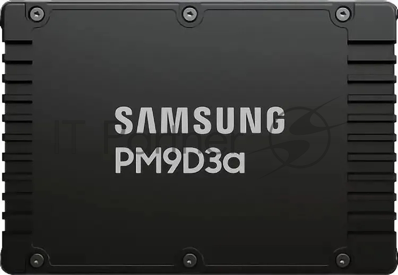 Твердотельный накопитель Samsung SSD PM9D3a, 3840GB, U.3(2.5 15mm), NVMe, PCIe 5.0x4, 3D TLC, R/W 12000/6000MB/s, IOPs 2 000 000/250 000, TBW 7008, DWPD 1 (12 мес.)