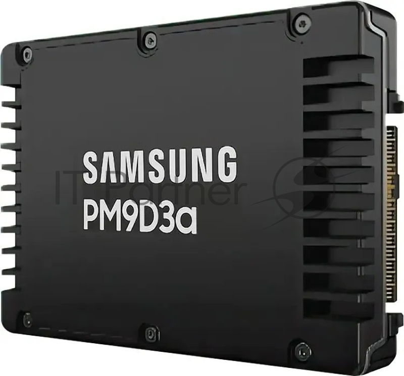 Твердотельный накопитель Samsung SSD PM9D3a, 3840GB, U.3(2.5 15mm), NVMe, PCIe 5.0x4, 3D TLC, R/W 12000/6000MB/s, IOPs 2 000 000/250 000, TBW 7008, DWPD 1 (12 мес.)