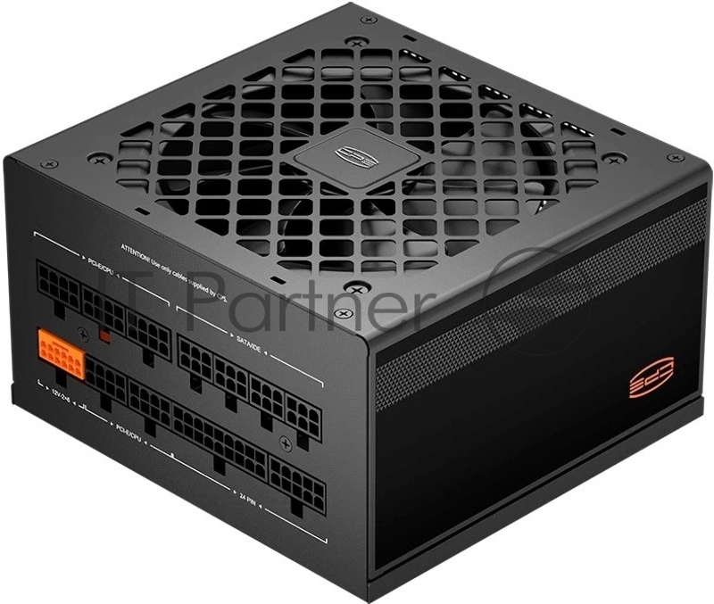 Блок питания ПК/ Power Supply PCCooler, 650W 80+ Gold (ATX, 3.1, Full modular, 1x24(20+4)pin, 2xCPU 8(4+4)pin, 2xPCIe*2 8(6+2)pin, 1x12VHPWR, 5xSATA*3, 1xMOLEX4pin, Active, 120x120mm, 140x150x86mm, APFC, OVP/UVP/SCP/OPP/OCP/OTP/SPD, black)