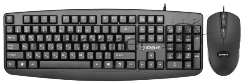 Комплект клавиатура + мышь IRBIS Sample keyboard and mouse