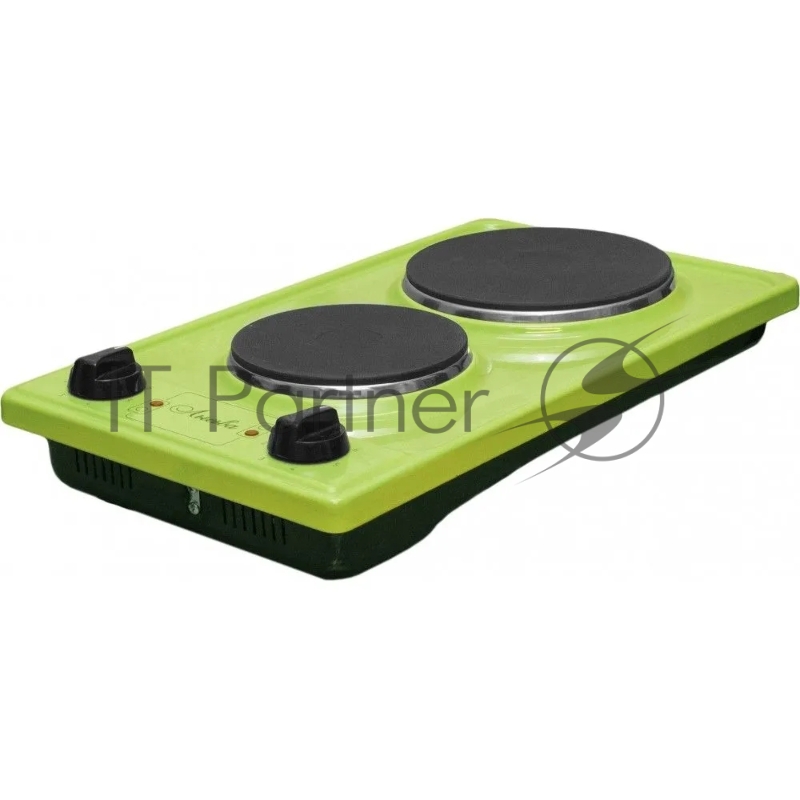 Настольная плита ЛЫСЬВА ЭПБ 21, 2,2кВт Зеленое яблоко, без крышки