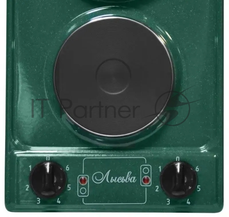 Настольная плита ЛЫСЬВА ЭПБ 21 рябчик малахит, 2,2кВт