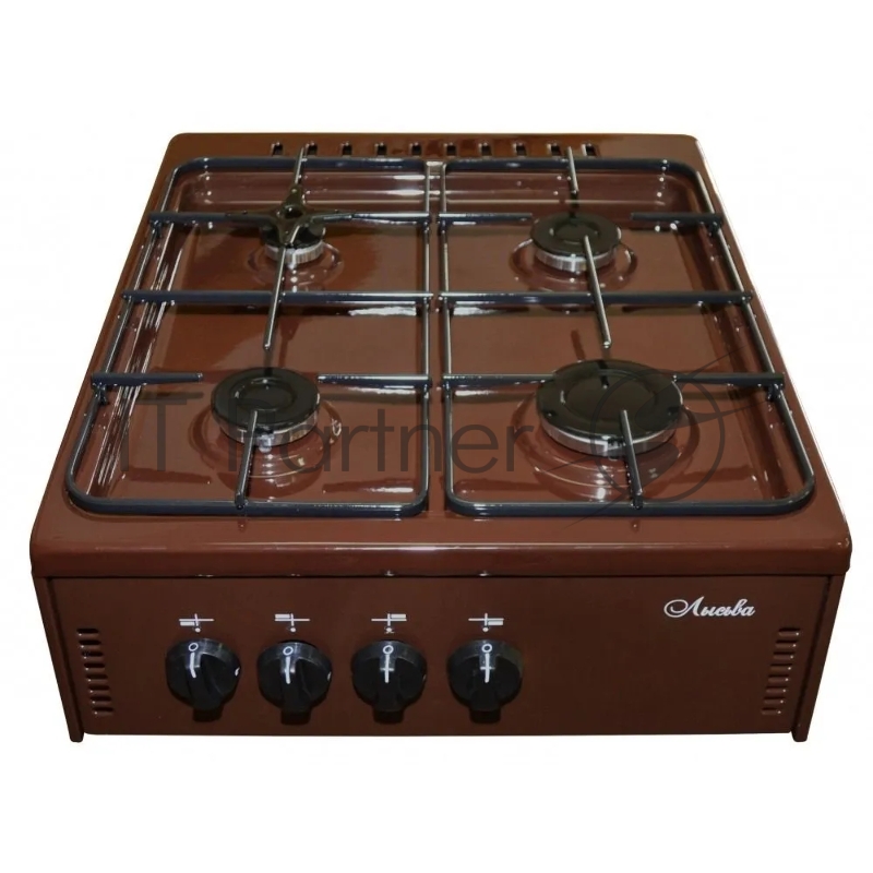 Плита настольная газовая ЛЫСЬВА ПГН 41М коричневый