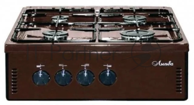 Плита настольная газовая ЛЫСЬВА ПГН 41М коричневый