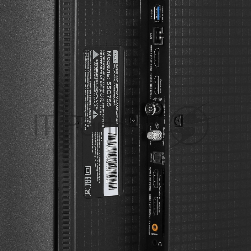 Телевизор TCL 55 55C755 4K QLED 144Hz черный