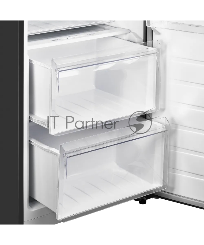 Холодильник KUPPERSBERG NRS 189 DX, High-Tech, отдельностоящий, однодверный, без МК, объем 387 л, электронное управление, No Frost, LED дисплей, LED освещение, супер охлаждение, режим Отпуск, зона свежести, энергоэффективность А+, цвет черный