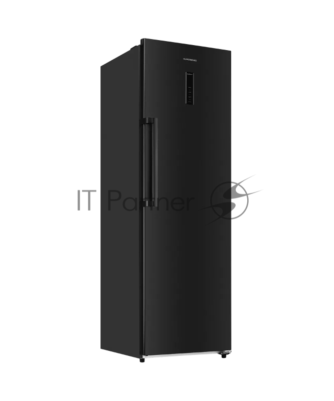 Холодильник KUPPERSBERG NRS 189 DX, High-Tech, отдельностоящий, однодверный, без МК, объем 387 л, электронное управление, No Frost, LED дисплей, LED освещение, супер охлаждение, режим Отпуск, зона свежести, энергоэффективность А+, цвет черный