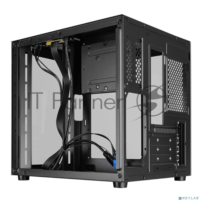 Компьютерный корпус Ginzzu V100 закаленное стекло 1*USB 3.0,1*USB 2.0, AU mATX