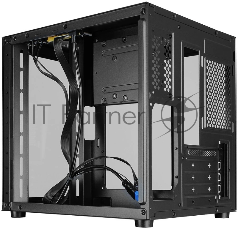 Компьютерный корпус Ginzzu V100 закаленное стекло 1*USB 3.0,1*USB 2.0, AU mATX