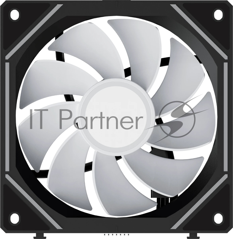 Вентилятор для корпуса Fan Ocypus Gamma F12 UNI BK ARGB REVERSE BLADE 3 IN 1 PWM черный