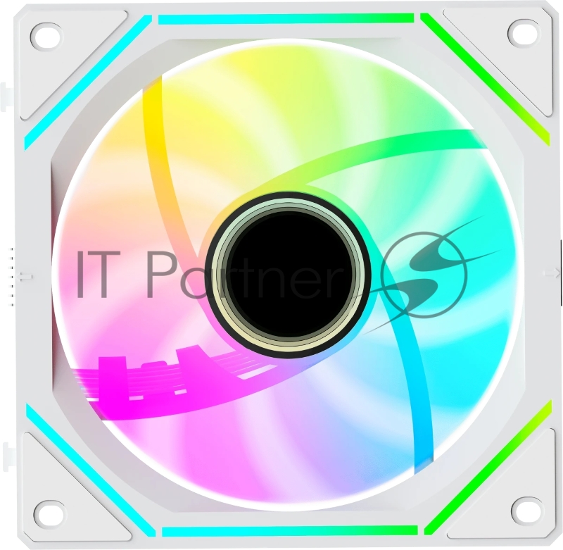 Вентилятор для корпуса Fan Ocypus Gamma F12 UNI WH ARGB 3 IN 1 PWM белый