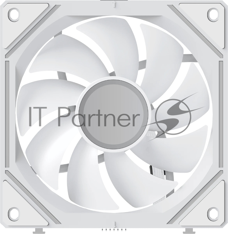 Вентилятор для корпуса Fan Ocypus Gamma F12 UNI WH ARGB 3 IN 1 PWM белый