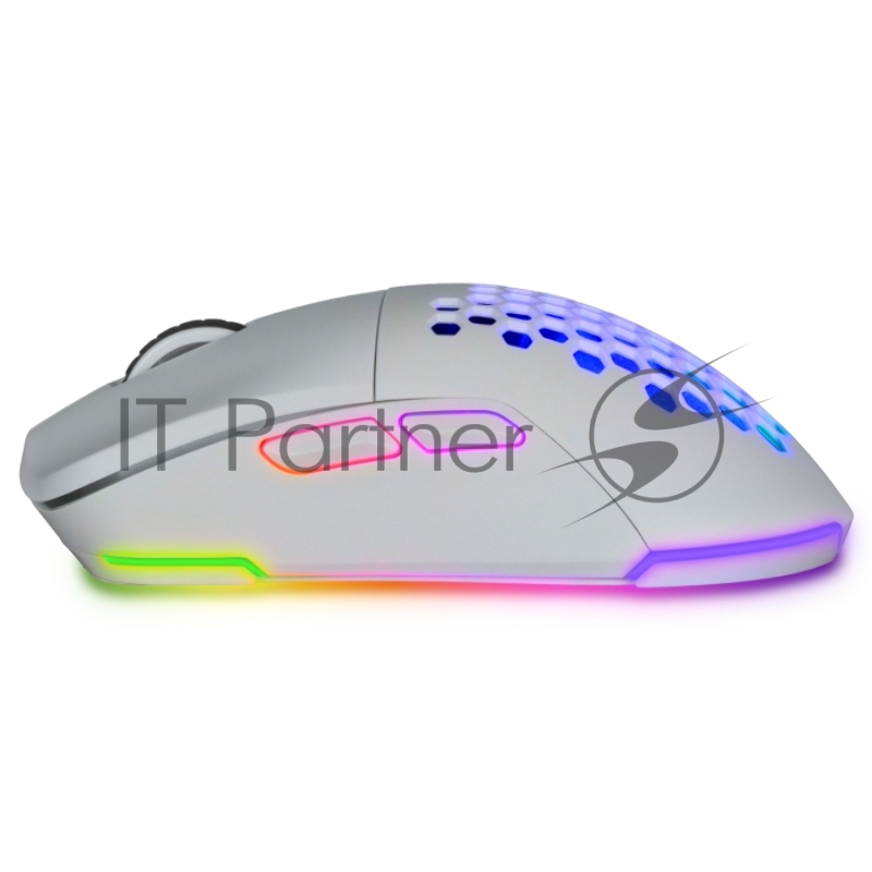 Мышь беспроводная SVEN RX-G980W белая (6+1кл. 50-26000 DPI, ПО, RGB-подсветка, игров. упак)