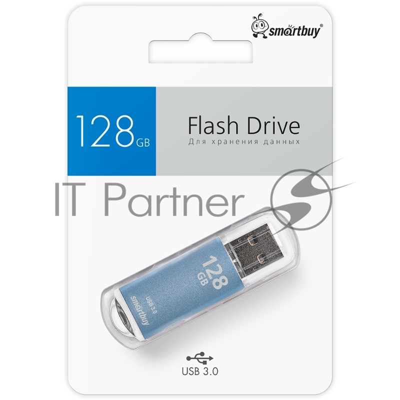 Флешка SMARTBUY (SB128GBVC-B3) UFD 3.0/3.1 128GB V-Cut Blue