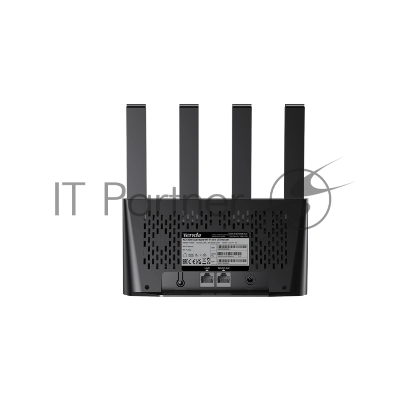 Двухдиапазонный гигабитный Wi-Fi 4G+ LTE роутер Tenda 4G08 AC1200, 2,4/5 ГГц, до 1167 Мбит/с, 4G до 300 Мбит/с