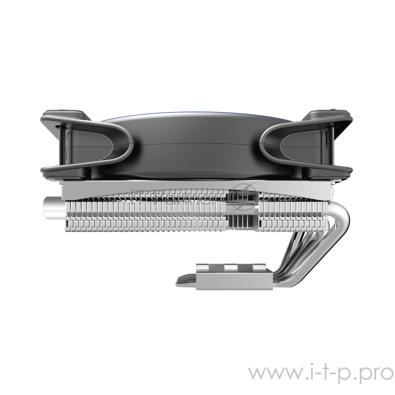 Кулер PCCooler GI-46U CORONA B LGA/115X/775/AM4/3/3+/AM2/2+/F (30 шт/кор, TDP 125W, 120mm PWM SilentPro Blue LED FAN, 4 тепловые трубки 6мм, 1000-1800RPM, 26,5dBa)