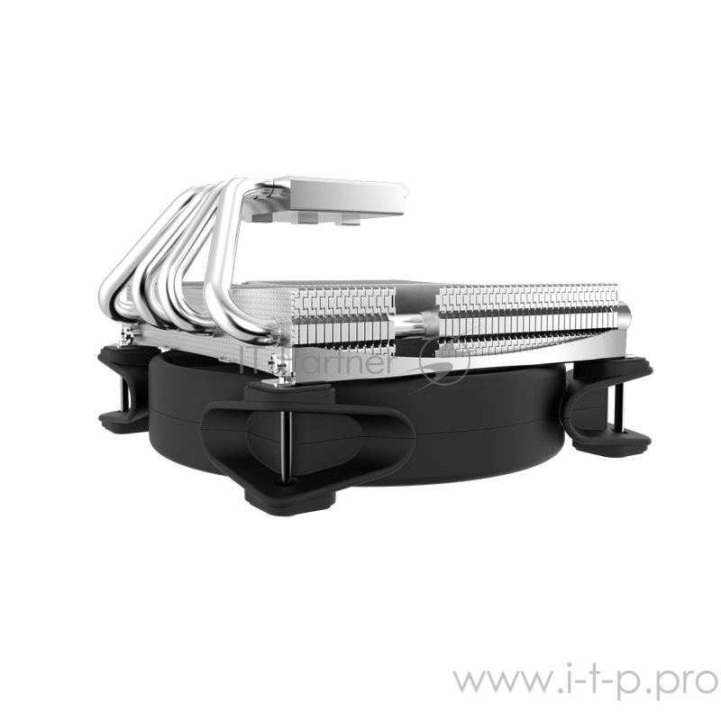 Кулер PCCooler GI-46U CORONA B LGA/115X/775/AM4/3/3+/AM2/2+/F (30 шт/кор, TDP 125W, 120mm PWM SilentPro Blue LED FAN, 4 тепловые трубки 6мм, 1000-1800RPM, 26,5dBa)