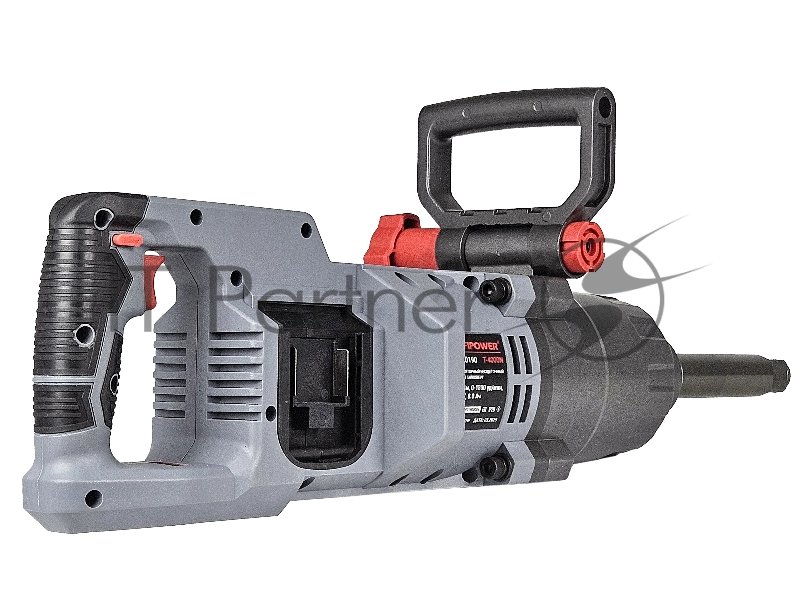 Аккумуляторный бесщеточный ударный гайковерт PROFIPOWER T-4000N длинный шпиндель (40В, 4000Нм, Li-ion-2шт, 8.0Ач, Переходник 1, З/У, в кейсе)