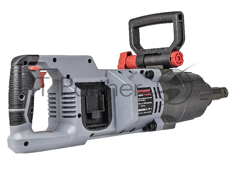 Аккумуляторный бесщеточный ударный гайковерт PROFIPOWER T-4000NK короткий шпиндель (40В, 4000Нм, Li-ion-2шт, 8.0Ач, Переходник 1, З/У, в кейсе)