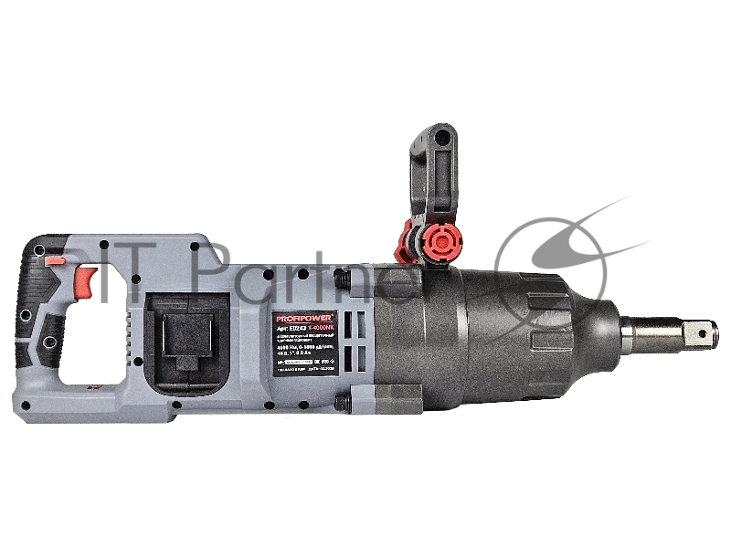 Аккумуляторный бесщеточный ударный гайковерт PROFIPOWER T-4000NK короткий шпиндель (40В, 4000Нм, Li-ion-2шт, 8.0Ач, Переходник 1, З/У, в кейсе)