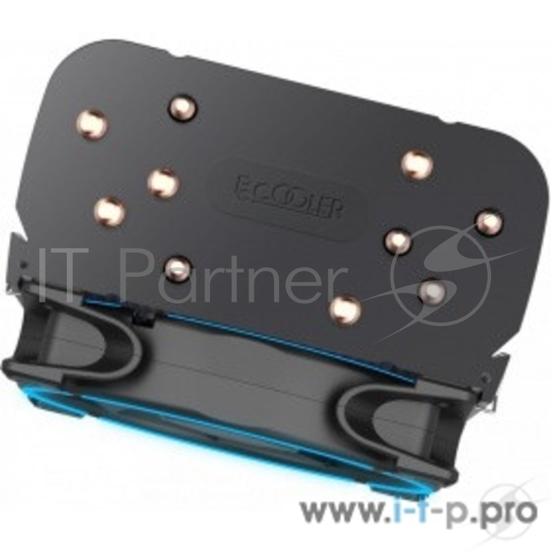 Кулер PCCooler GI-H58UB CORONA B LGA2066/2011/1366/115X/775/AM4 (10 шт/кор, TDP 240W, 120mm PWM SilentPro Blue LED FAN, 5 тепловых трубок 8мм, 1000-1800RPM, 26,5dBa)