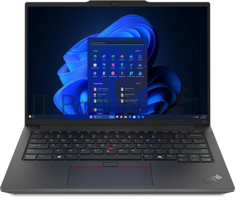 Ноутбук 14 IPS WUXGA LENOVO ThinkPad E14 G6 black (Core Ultra 7 155H/16Gb/512Gb SSD/VGA int/FP/W11Pro) (21M7002XRT)