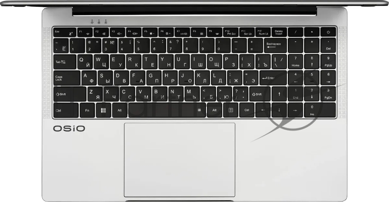 Ноутбук Osio FocusLine F140I-003 Core i5 1155G7 8Gb SSD512Gb Intel Iris Xe graphics 14 IPS FHD (1920x1080) Windows 11 Home grey WiFi BT Cam 6000mAh